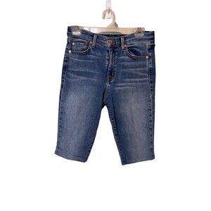 Anthropologie Level 99 Womens Blue Denim Bermuda‎ Shorts Size 4/27